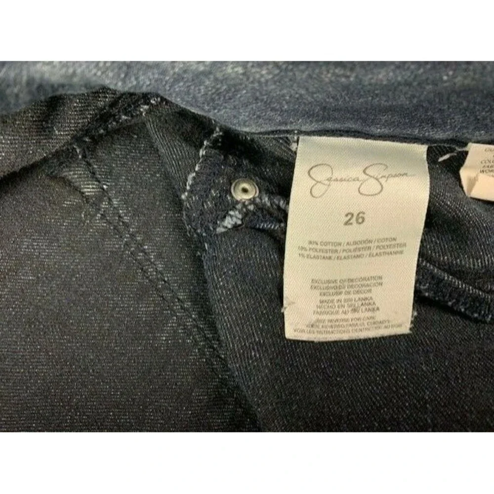 Jessica Simpson Size 26 Womens Jeans Kiss Me Super Skinny Stretch Low Rise